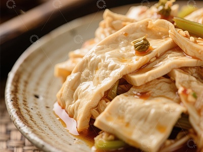 美味炒豆腐干配青椒