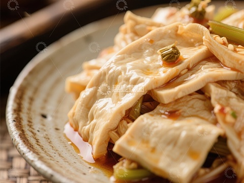 美味炒豆腐干配青椒