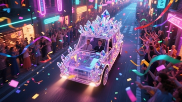 冰晶花车游行庆典