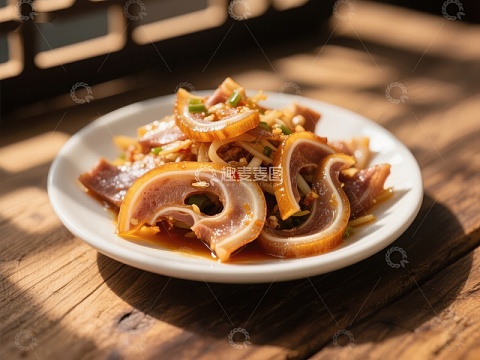 美味猪耳凉拌菜