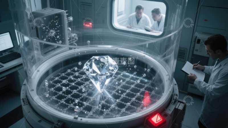 高清大图下载【趣麦麦图】实验室中的人工钻石研究