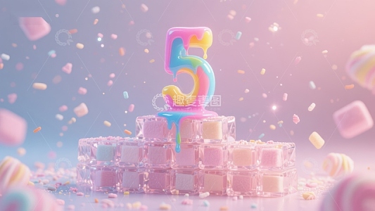 五岁生日蛋糕装饰