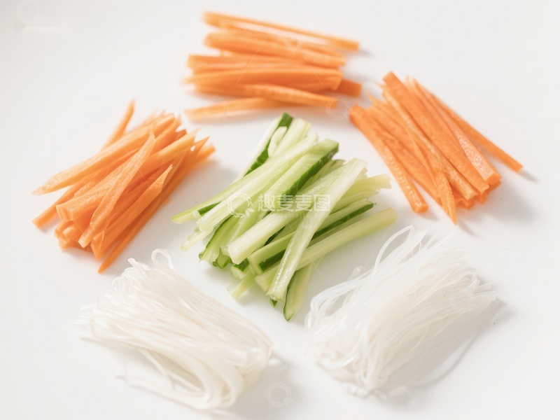 新鲜蔬菜与米粉条