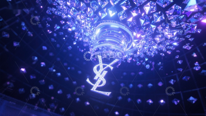 高清大图下载【趣麦麦图】璀璨光芒的水晶吊灯