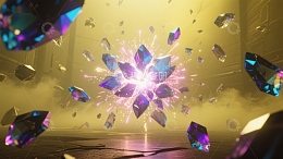 璀璨宝石爆炸，光芒四射