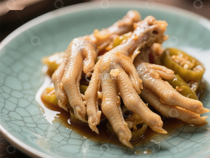 高清大图下载【趣麦麦图】泡椒凤爪，美味可口的传统小吃