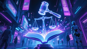 未来城市中的法律象征