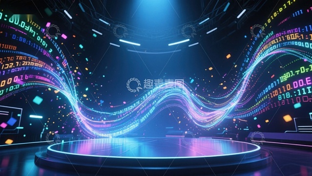 未来科技舞台光影效果