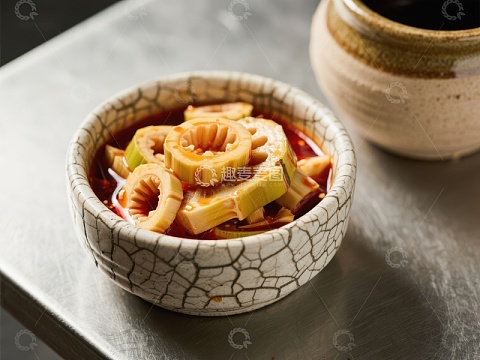 传统风味腌制竹笋小菜