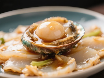 鲍鱼配粉丝，美味海鲜佳肴
