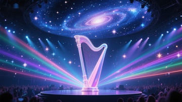 星空下的竖琴音乐会