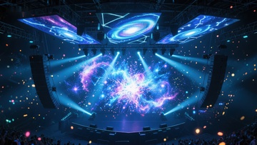 炫彩舞台灯光秀