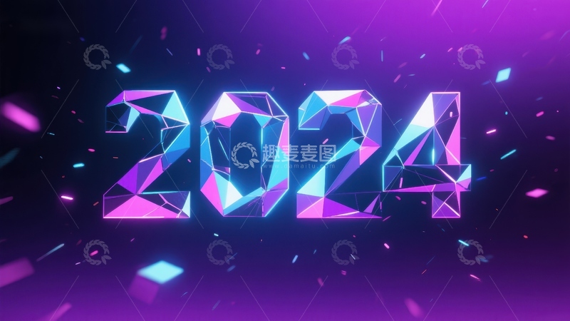 高清大图下载【趣麦麦图】2024年未来感数字艺术设计