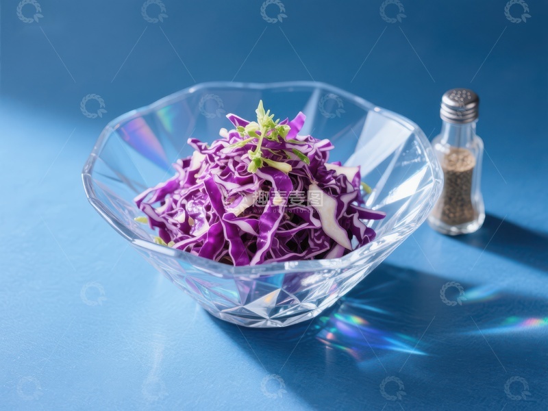 高清大图下载【趣麦麦图】紫色卷心菜沙拉
