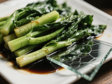 清炒时蔬配酱油，健康美味