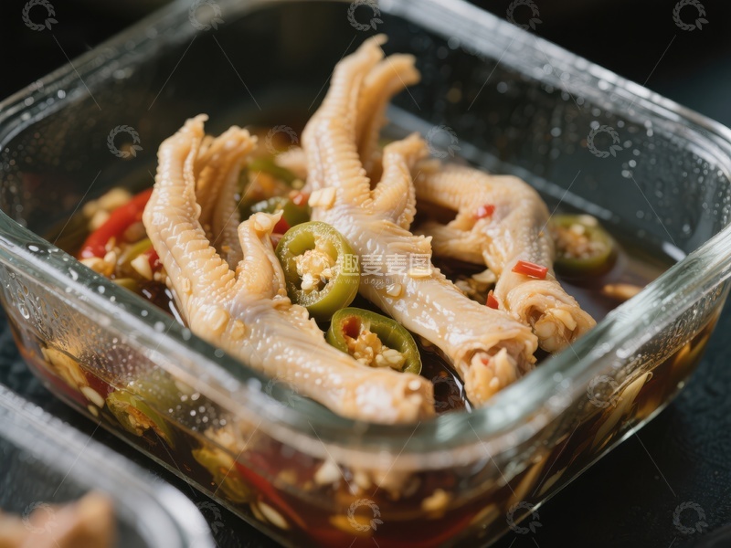 高清大图下载【趣麦麦图】泡椒凤爪，美味即食小吃