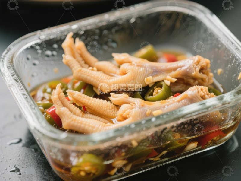 高清大图下载【趣麦麦图】泡椒凤爪，美味即食小吃