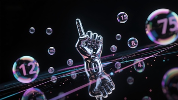 数字气泡与未来手势