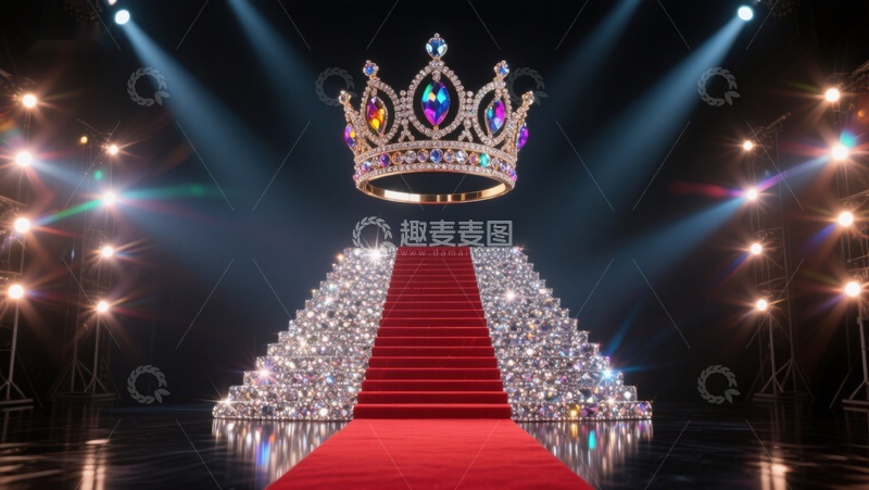 高清大图下载【趣麦麦图】-皇冠红毯璀璨舞台