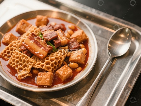 美味卤味拼盘，搭配豆类与豆腐