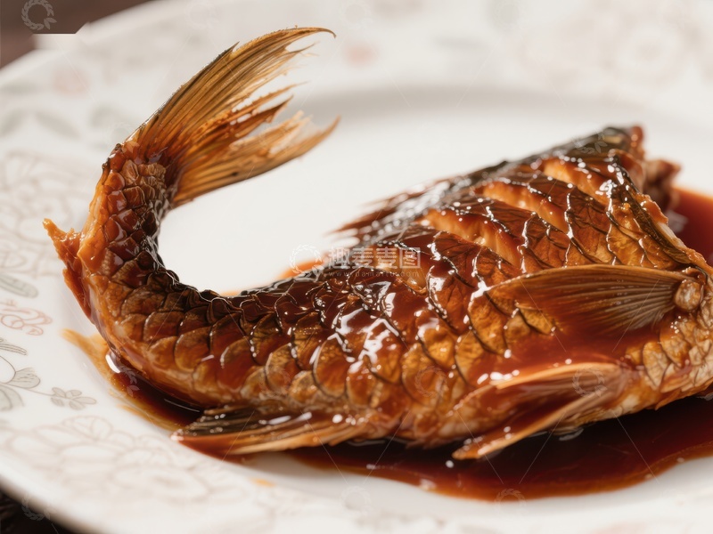 高清大图下载【趣麦麦图】红烧鱼美食特写