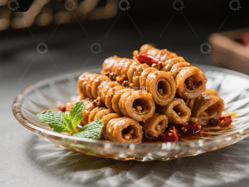 高清大图下载【趣麦麦图】香辣脆卷美食特写