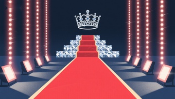 皇冠红毯钻石阶梯