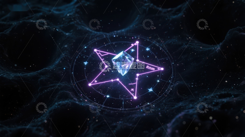 高清大图下载【趣麦麦图】星空中的神秘几何图案