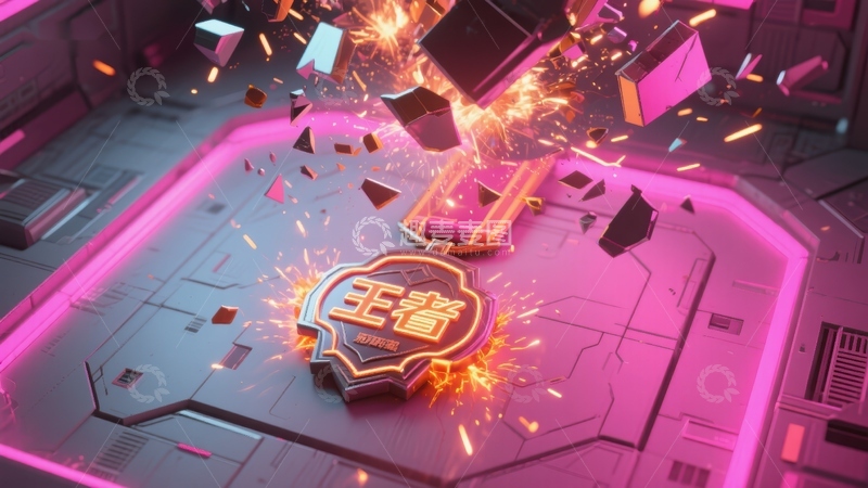 高清大图下载【趣麦麦图】科技感十足的未来徽章设计