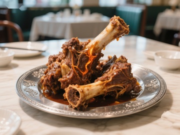 美味羊蝎子，骨髓浓郁诱人