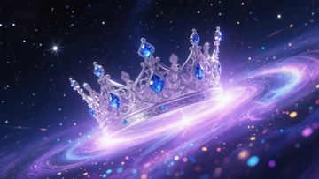 星空中的华丽皇冠