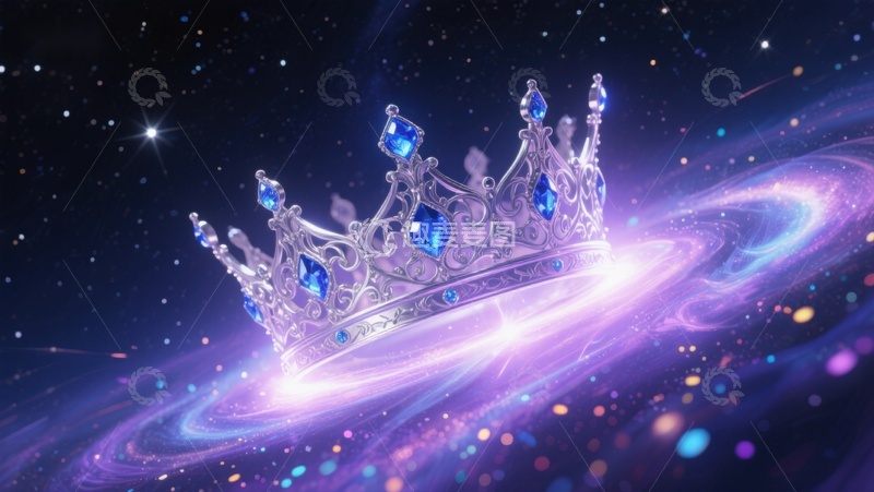 高清大图下载【趣麦麦图】星空中的华丽皇冠