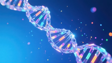 炫彩DNA双螺旋结构