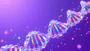 炫彩DNA双螺旋结构