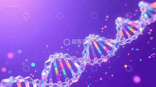 炫彩DNA双螺旋结构