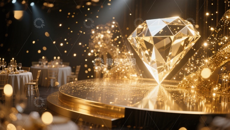 高清大图下载【趣麦麦图】璀璨钻石闪耀宴会厅
