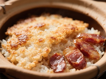 煲仔饭：香脆锅巴与腊味的完美结合