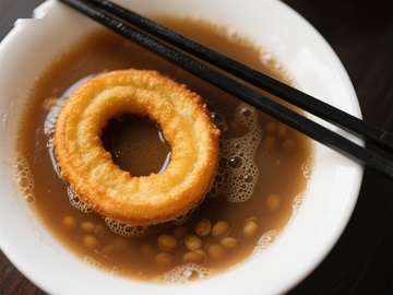 油条豆浆，传统早餐组合