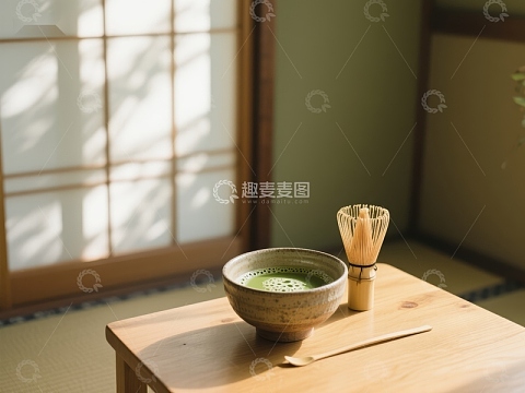 日式茶道：抹茶与竹筅的静谧时光