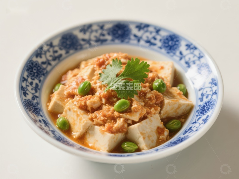 高清大图下载【趣麦麦图】麻婆豆腐：经典川菜美食