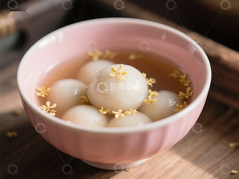 桂花汤圆，甜蜜传统美食