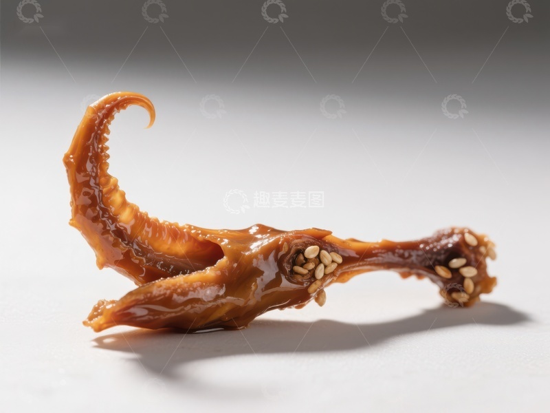 高清大图下载【趣麦麦图】芝麻点缀的弯曲甜品