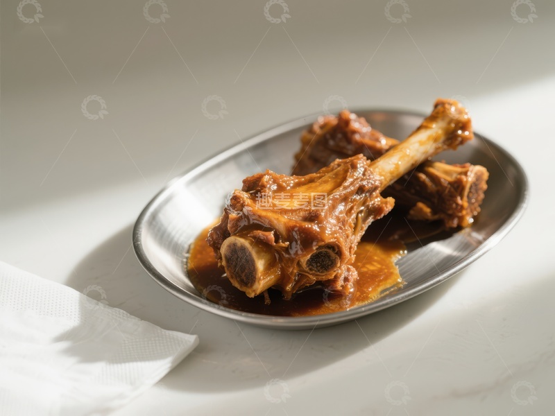 高清大图下载【趣麦麦图】美味羊排，酱汁浓郁