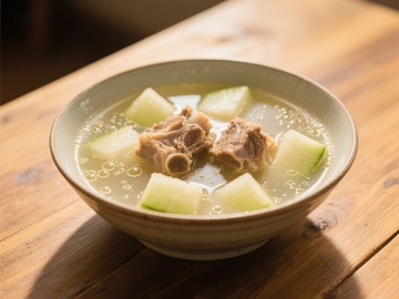 冬瓜排骨汤，清新美味