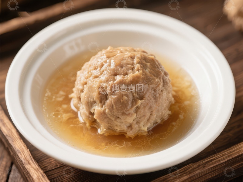 高清大图下载【趣麦麦图】清汤肉丸，鲜美诱人