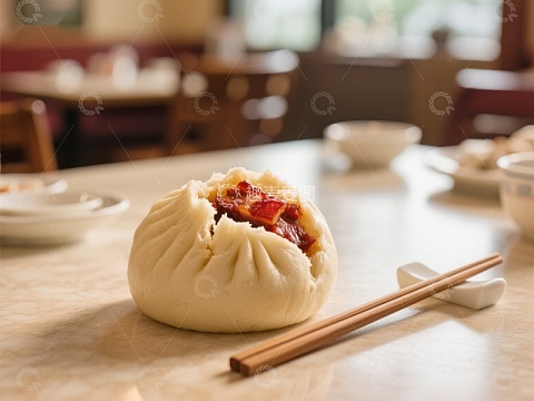 美味包子，中式餐桌上的经典美食