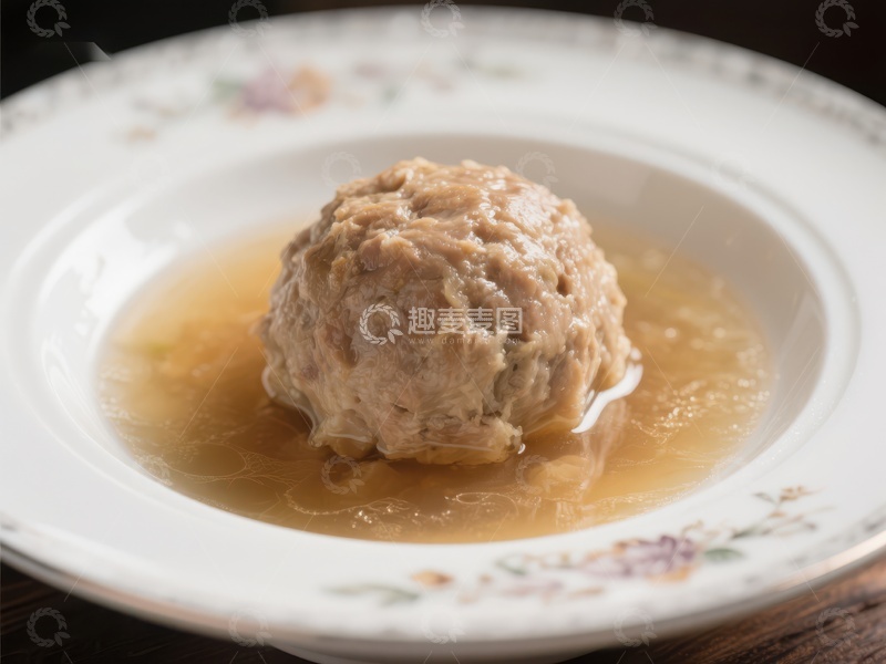 高清大图下载【趣麦麦图】肉丸汤碗，传统美食