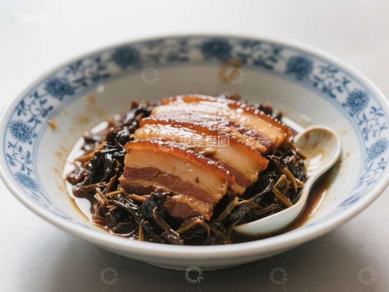 高清大图下载【趣麦麦图】梅菜扣肉，传统中式美食