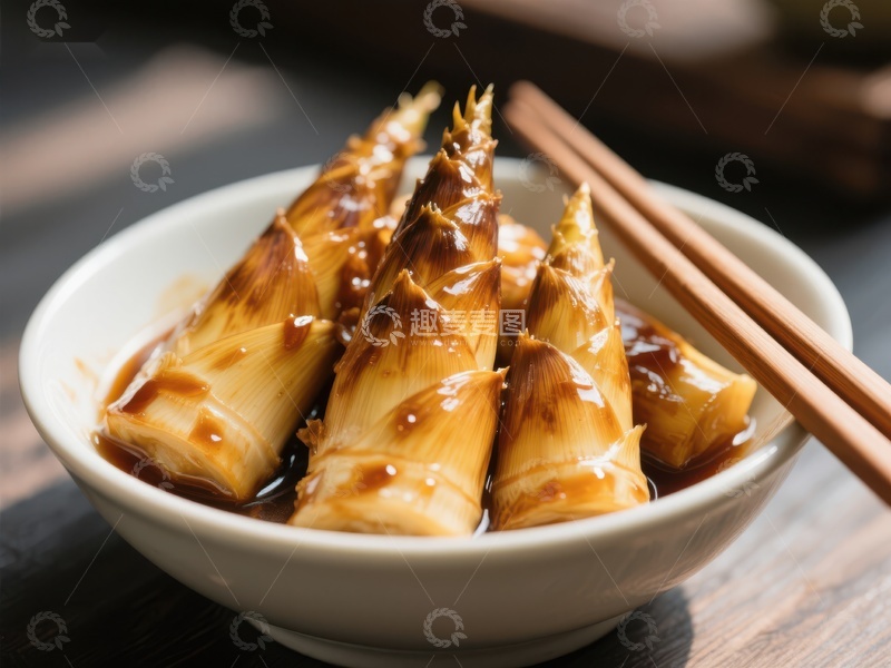 油焖春笋，美味佳肴