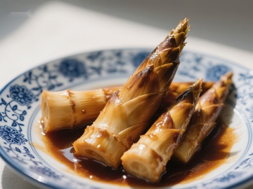酱汁竹笋，传统中式美食